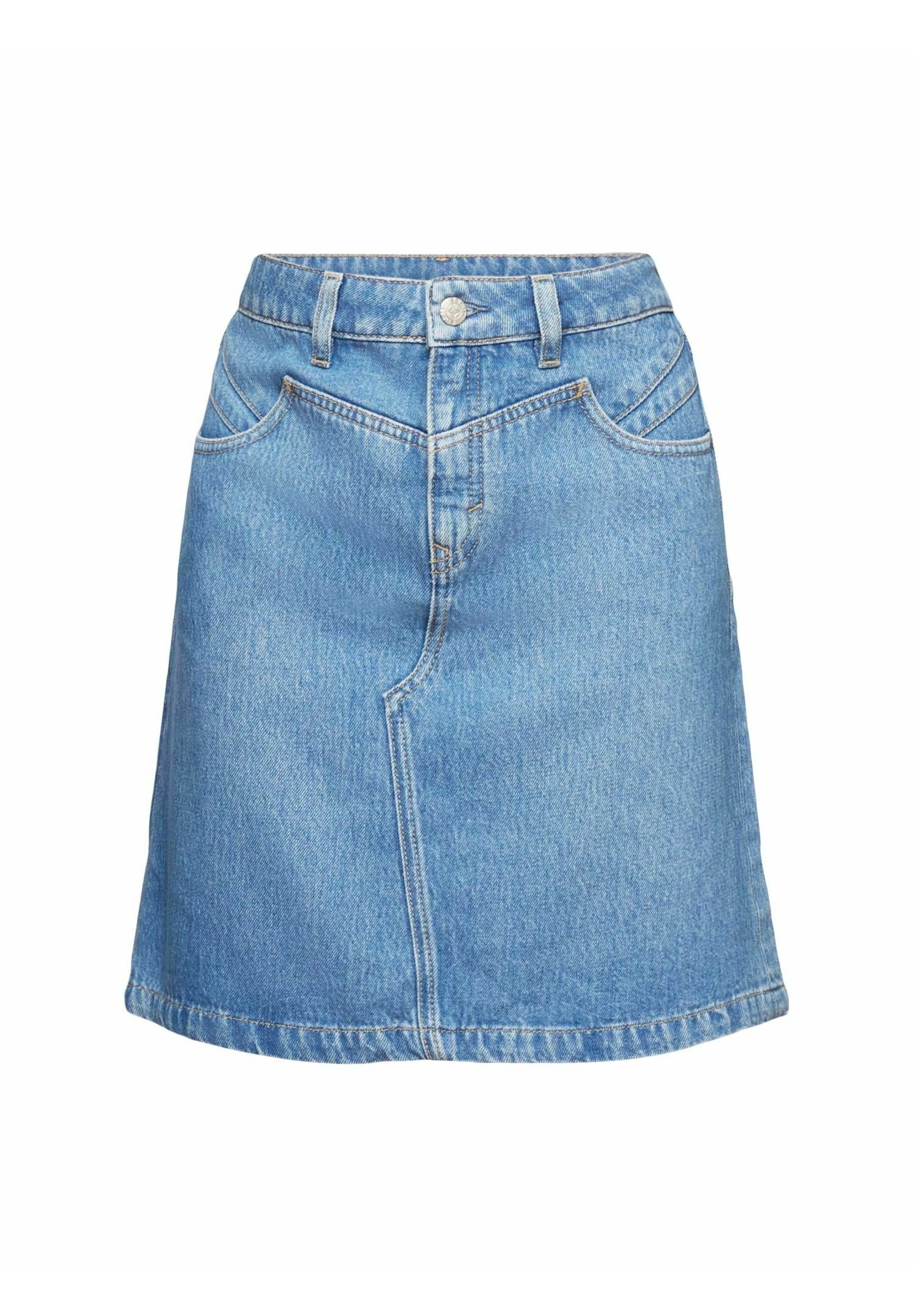ESPRIT Sus Mr- Mini Skirt - Blue Light Washed 6 ESPRIT Sus Mr- Mini Skirt - Blue Light Washed - Image 6