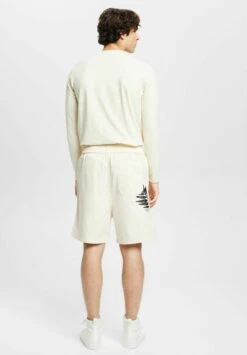 ESPRIT Mit Print Hinten - Tracksuit Bottoms - Cream Beige -Esprit Sales Store dce74efeba7b4a50828183edad49ee6e