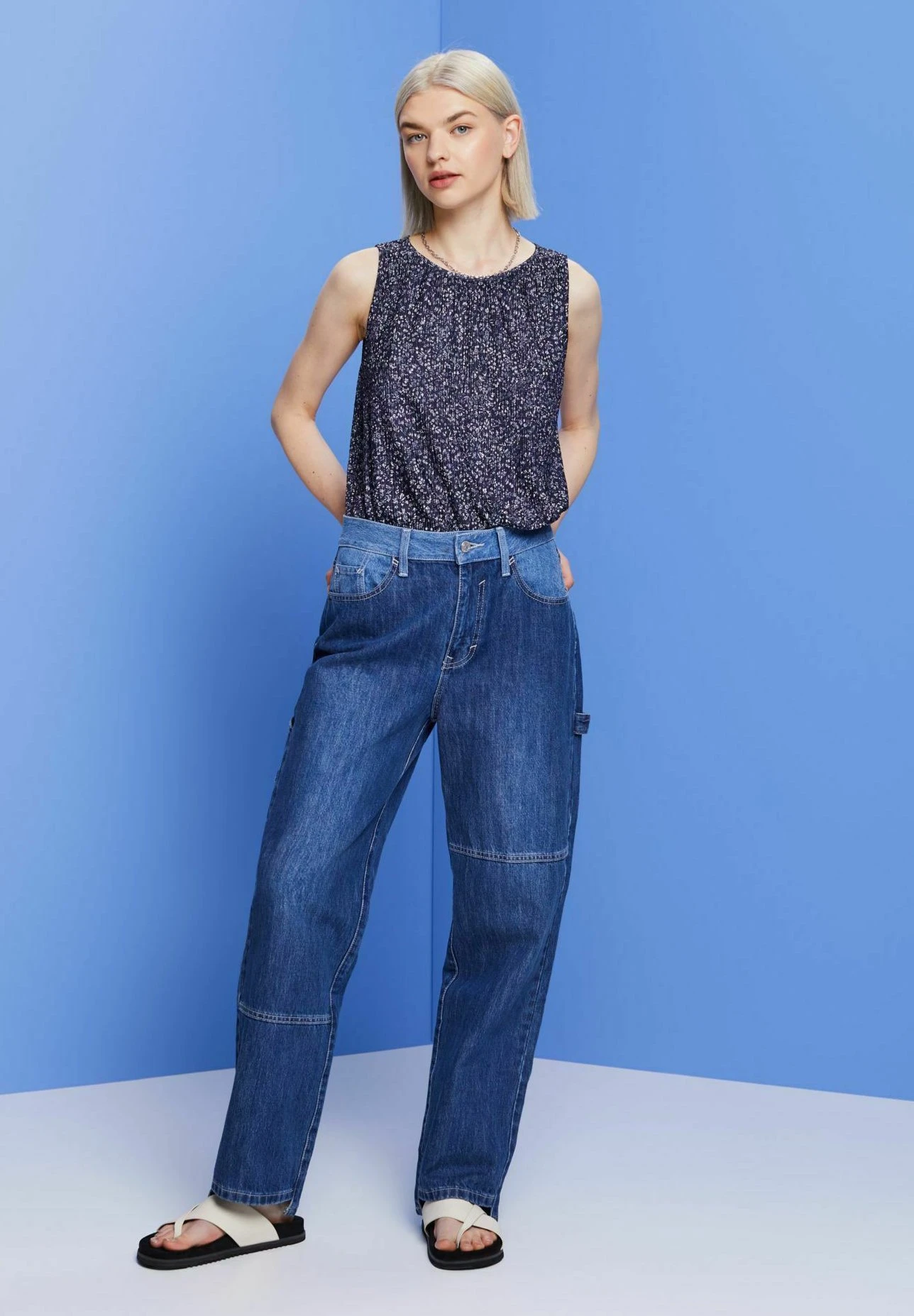 ESPRIT Top - Navy 7 ESPRIT Top - Navy - Image 7