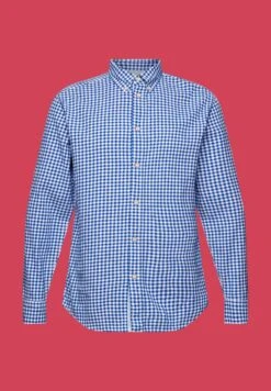 Edc By Esprit Button Down Mit Vichy Muster - Shirt - Ink -Esprit Sales Store dfaff5e62d164880a120373bdf22e2cf