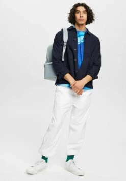 ESPRIT Mit Allover-Muster - Jumper - Blue 12 ESPRIT Mit Allover-Muster - Jumper - Blue -Esprit Sales Store e006a97443c1423988902d4074afb790