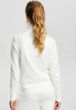 Zip-Up Sweatshirt - Off White -Esprit Sales Store e051038486be41b9901935e8d5fbb7d6