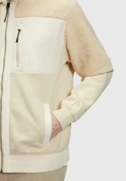 ESPRIT Zip-Up Sweatshirt - Cream Beige -Esprit Sales Store e0e65dbb450947f9be63a6fe0414f33d