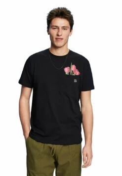 ESPRIT Print T-Shirt - Black