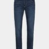 Edc By Esprit Straight Leg Jeans - Blue Dark Wash