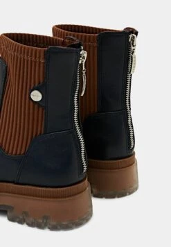 ESPRIT Platform Ankle Boots - Navy -Esprit Sales Store e135f9c29db5405598b73e788cdfd6f5