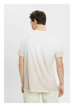 Edc By Esprit Zweifarbig Blass Gefärbtes - Print T-Shirt - White -Esprit Sales Store e42a9fb7d3bd40cb90c23e05718ed358