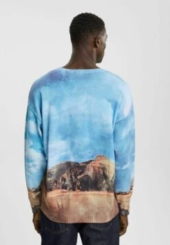 ESPRIT Mit Digitalem Allover-Landschafts Print - Jumper - Turquoise -Esprit Sales Store e45d67ee438144b3afb7614e79a9c1da