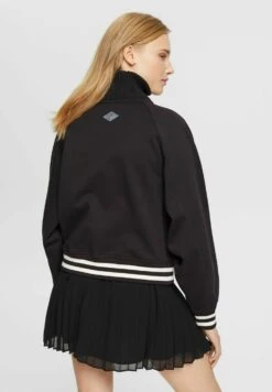 ESPRIT Zip-Up Sweatshirt - Black 10 ESPRIT Zip-Up Sweatshirt - Black -Esprit Sales Store e4f67e0ba4014479900071150520c1ec