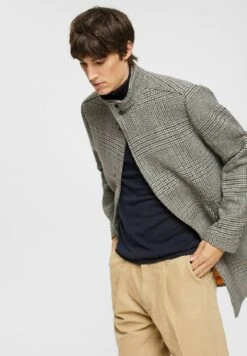 ESPRIT Short Coat - Grey -Esprit Sales Store e64c7d578603440cadce8c083ae6e473