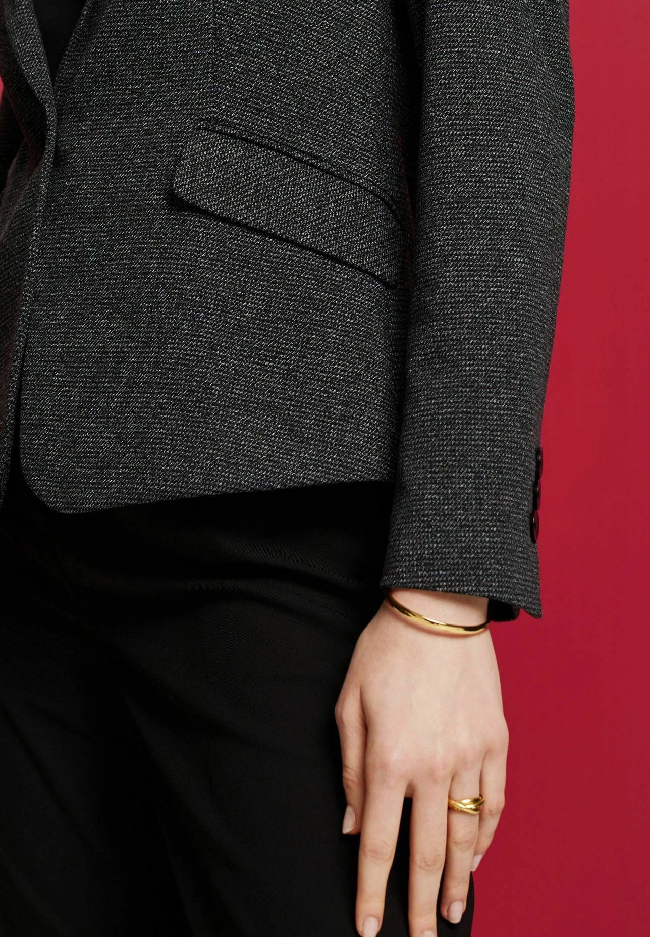 ESPRIT Blazer - Gunmetal 6 ESPRIT Blazer - Gunmetal - Image 6