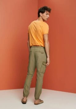 ESPRIT Cargo Trousers - Olive -Esprit Sales Store e8ba7515f2084f278a1a080f3ca623cb