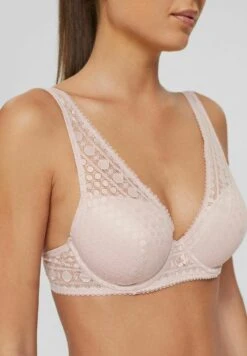 ESPRIT Modern Classic Padded High Apex - Underwired Bra - Old Pink 13 ESPRIT Modern Classic Padded High Apex - Underwired Bra - Old Pink -Esprit Sales Store e9f0f92a4ff745b2b3169a498b13eb14