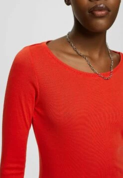 ESPRIT Long Sleeved Top - Red -Esprit Sales Store ed4eb40149a6422cb0a807713c17e360