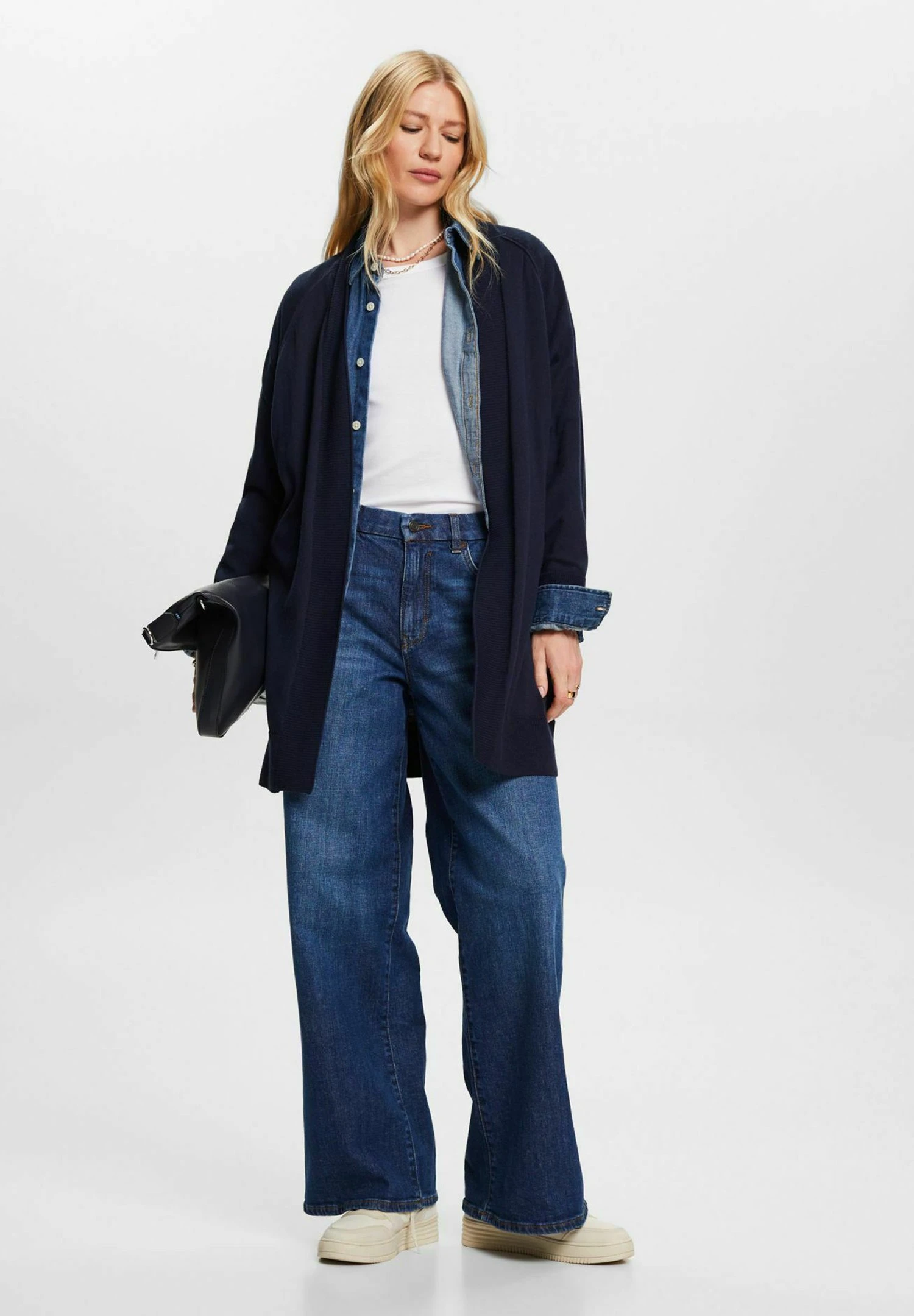 ESPRIT Cardigan - Navy 2 ESPRIT Cardigan - Navy - Image 2