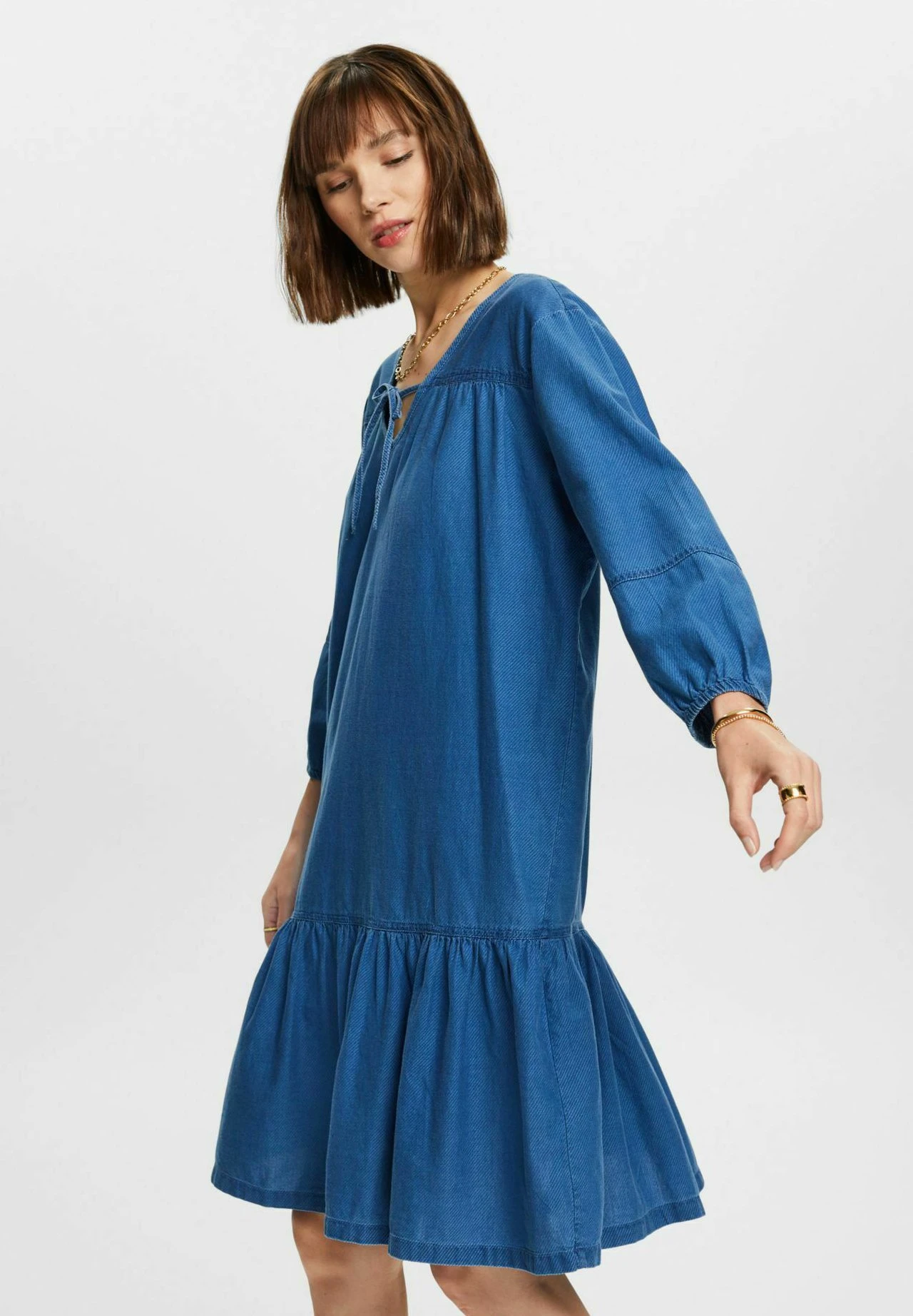 ESPRIT Light- Denim Dress - Navy 1 ESPRIT Light- Denim Dress - Navy