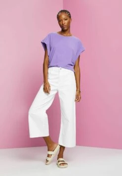 Edc By Esprit Basic T-Shirt - Purple -Esprit Sales Store efeeffc24ea84949b2e0f867e2aada14