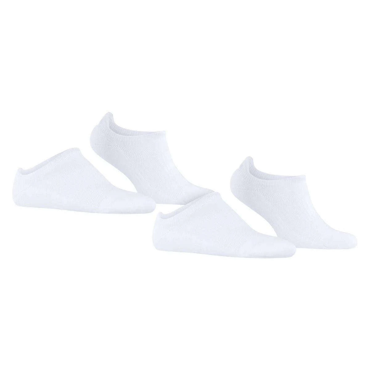 Esprit Active Basic 2 Pack Sneaker Socks - White 2 Esprit Active Basic 2 Pack Sneaker Socks - White - Image 2
