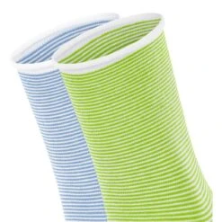 Esprit Allover Stripe 2 Pack Socks - Green/Blue -Esprit Sales Store esprit allover stripe 2 pack socks greenblue 31930953