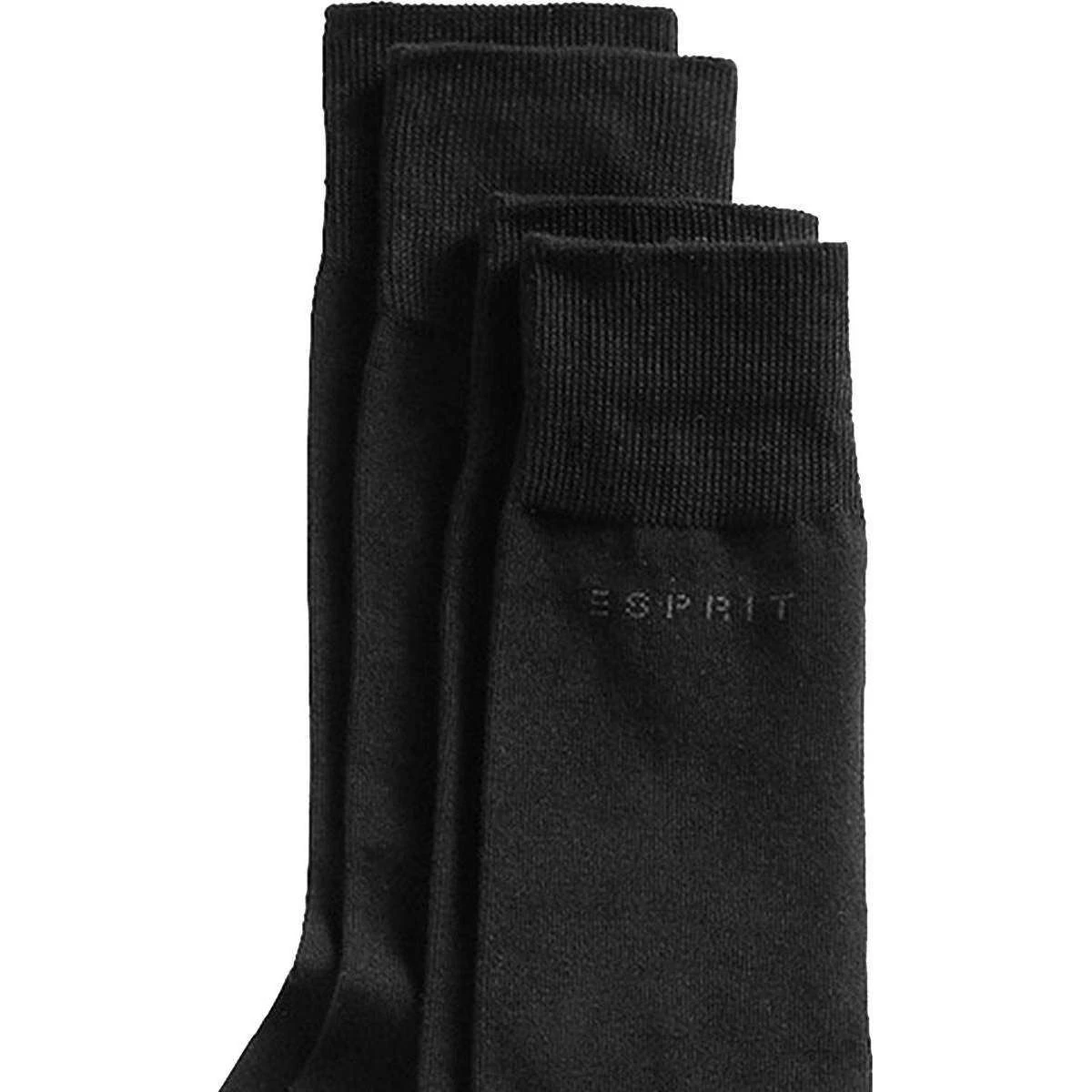 Esprit Basic 2 Pack Socks - Black 2 Esprit Basic 2 Pack Socks - Black - Image 2