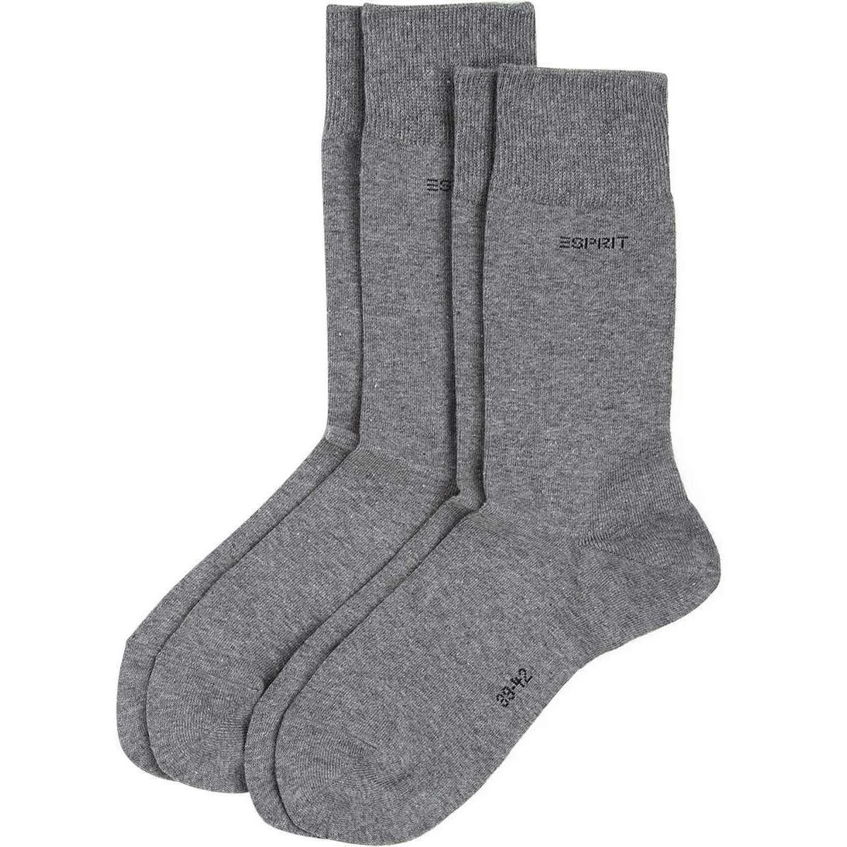 Esprit Basic 2 Pack Socks - Light Grey 1 Esprit Basic 2 Pack Socks - Light Grey