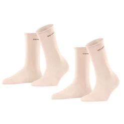 Esprit Basic Pure 2 Pack Socks - Orchid Pink