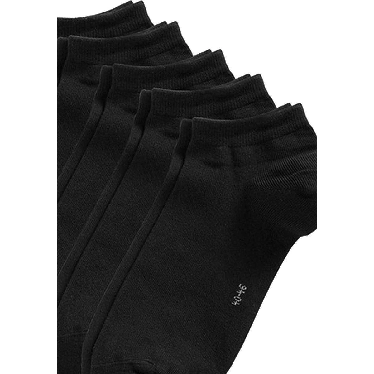 Esprit Block Coloured Sneaker 5 Pack Socks - Black 2 Esprit Block Coloured Sneaker 5 Pack Socks - Black - Image 2