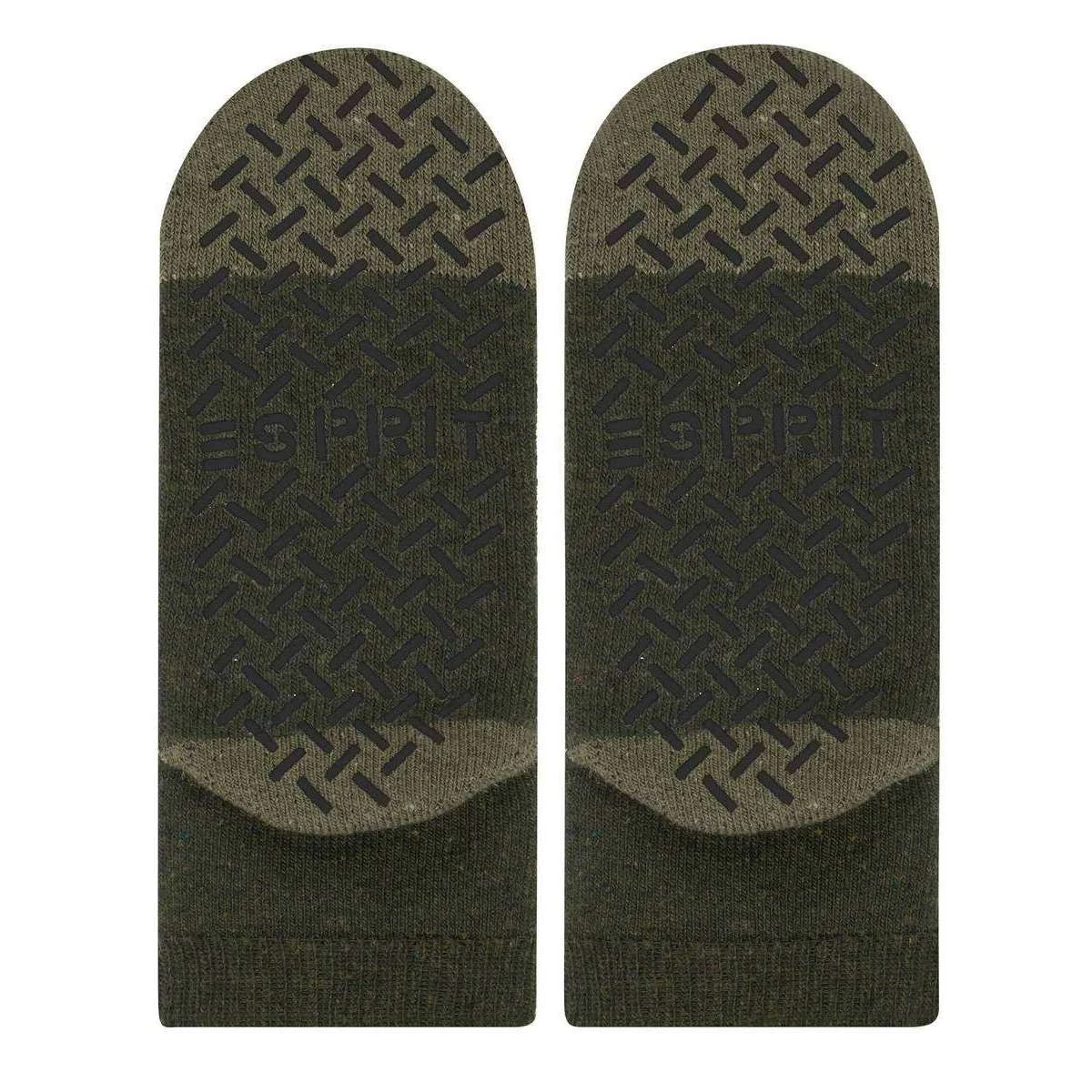 Esprit Effect Non Slip Socks - Olivine Green 4 Esprit Effect Non Slip Socks - Olivine Green - Image 4