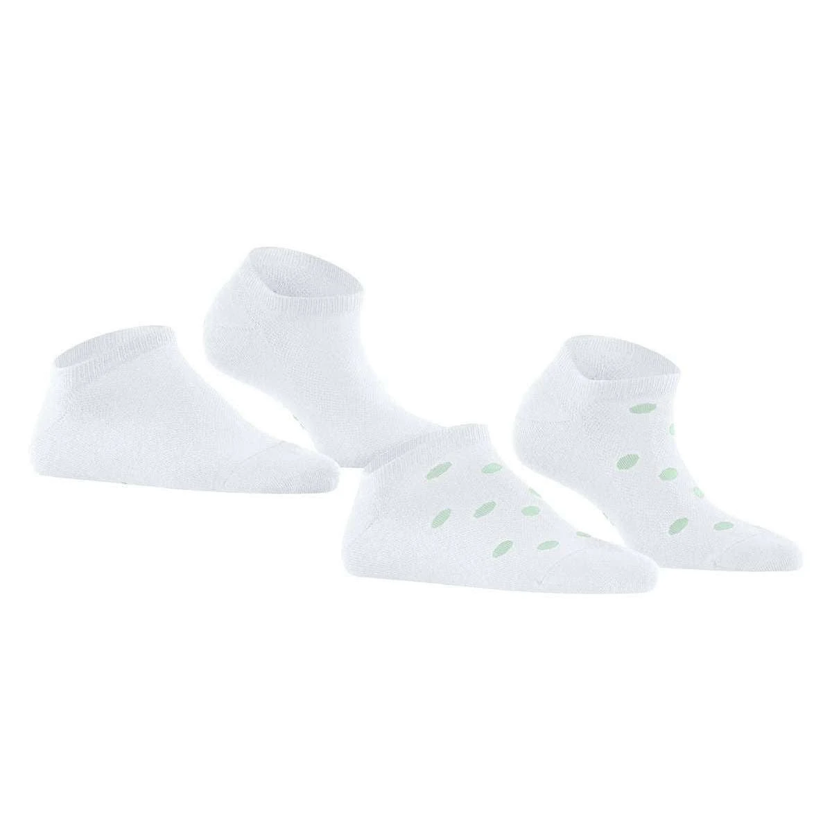 Esprit Mesh Dot 2 Pack Sneaker Socks - Raw White 2 Esprit Mesh Dot 2 Pack Sneaker Socks - Raw White - Image 2