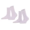 Esprit Playful Dot 2 Pack Socks - Anemone Pink