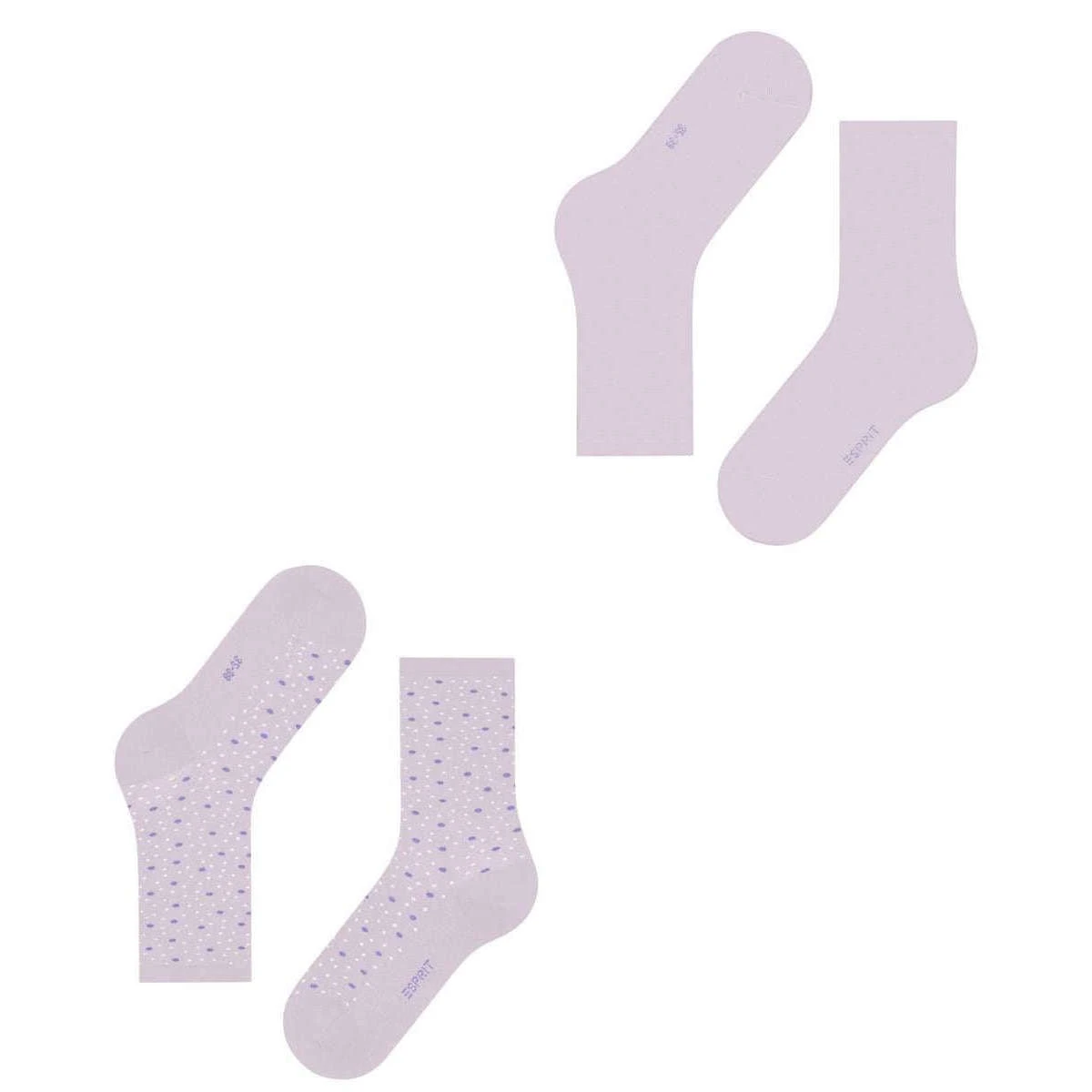 Esprit Playful Dot 2 Pack Socks - Anemone Pink 5 Esprit Playful Dot 2 Pack Socks - Anemone Pink - Image 5