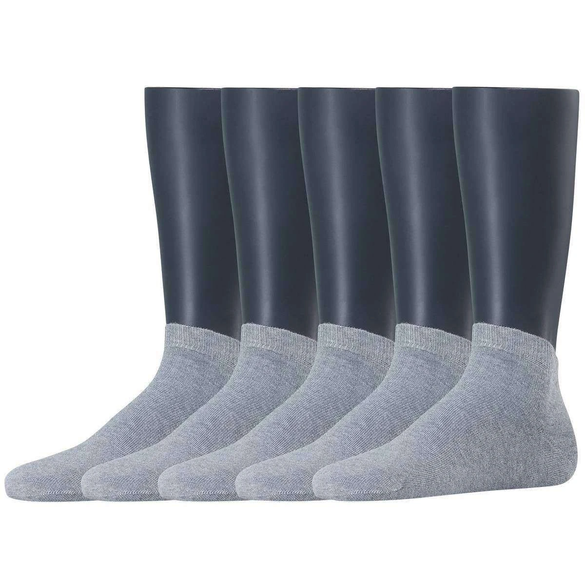 Esprit Solid 5 Pack Sneaker Socks - Light Grey 1 Esprit Solid 5 Pack Sneaker Socks - Light Grey