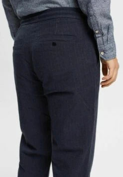 ESPRIT Mit Kordelzugbund - Trousers - Dark Blue -Esprit Sales Store f1868b91e8c64e949f5eaabd96489178