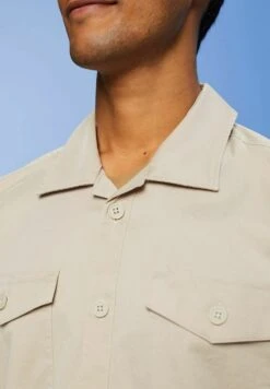 ESPRIT Mit Zwei Brusttaschen - Shirt - Light Taupe -Esprit Sales Store f268783b9be84c2382bcbb7f1cc357bc