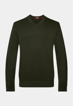 ESPRIT Jumper - Dark Khaki -Esprit Sales Store f295fed3d3c24dcb80ce7505f76d9cbc