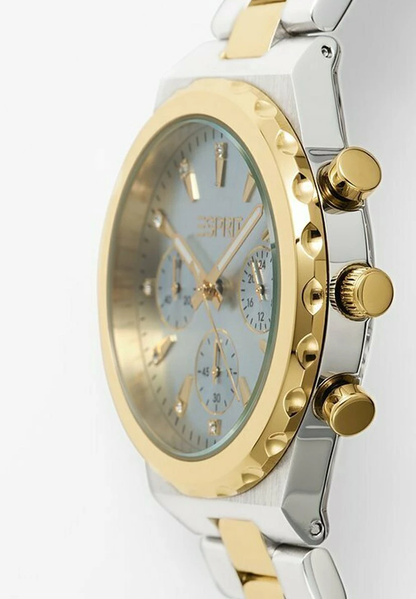 ESPRIT Quarz - Chronograph Watch - Gelbgold/Silber 5 ESPRIT Quarz - Chronograph Watch - Gelbgold/Silber - Image 5