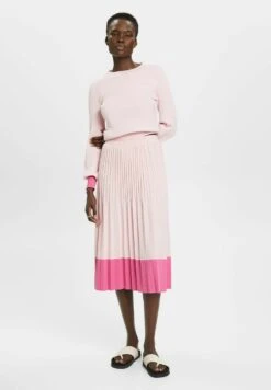 ESPRIT Plissierter- A-Line Skirt - Pink -Esprit Sales Store f49c702ba7154acd807e3cd995f132c3