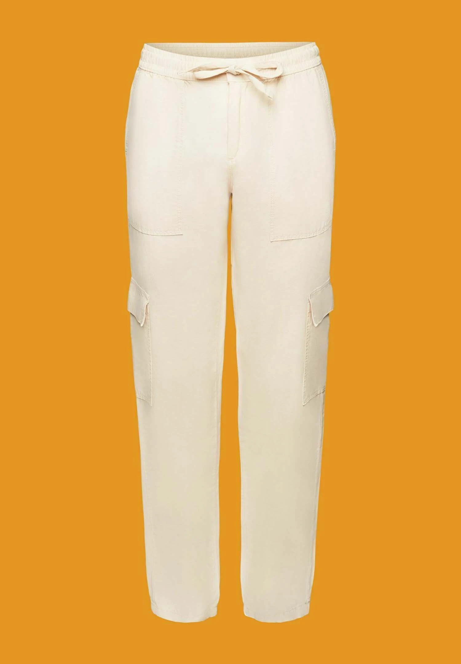 ESPRIT Cargo Trousers - Pastel Pink 11 ESPRIT Cargo Trousers - Pastel Pink - Image 11