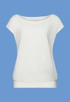 Basic T-Shirt - Off White -Esprit Sales Store f57ee2c0ca4a4ed88c0d287571ea846f