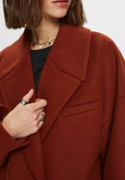 ESPRIT Short Coat - Rust Brown -Esprit Sales Store f67ed3dd9d824338aafe2ec4a8d2b92d