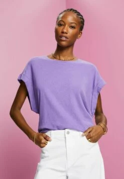 Edc By Esprit Basic T-Shirt - Purple -Esprit Sales Store f6cfa47b494344f1a74ffc81c07c4228