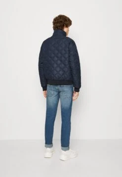 ESPRIT Glossy - Summer Jacket - Navy -Esprit Sales Store f7a9b59fa0a8403a8b62a765debaaba8