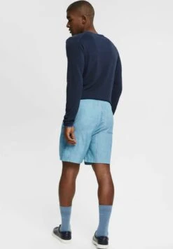 ESPRIT Mit Allover Print - Denim Shorts - Blue Medium Wash -Esprit Sales Store f90133e73d72499ebe75eabe4eff6683