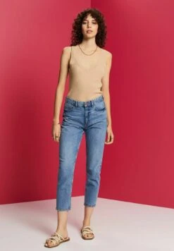 Edc By Esprit Slim Fit Jeans - Blue Light Washed -Esprit Sales Store f9e2e691d9f54b129e09772eac81c2ad