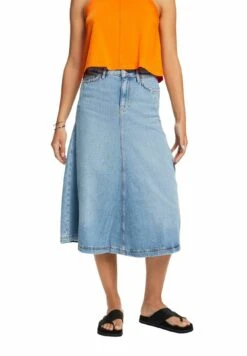 ESPRIT A-Line Skirt - Blue Medium Washed New