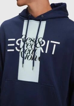ESPRIT Im Flicken-Look - Hoodie - Navy -Esprit Sales Store fb05ed69217d4ba2bebc64f0590fa93b