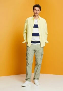 ESPRIT Cargo Trousers - Light Green -Esprit Sales Store fc56e6790f874bf1b7cadef62caf47db