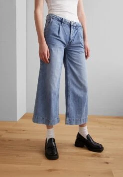 ESPRIT Clt Mr Culotte - Flared Jeans - Blue Light Wash