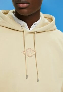 ESPRIT Mit Logo-Print Auf Der Brust - Hoodie - Beige -Esprit Sales Store ffd4d509a8c44381af55be8c060442f0